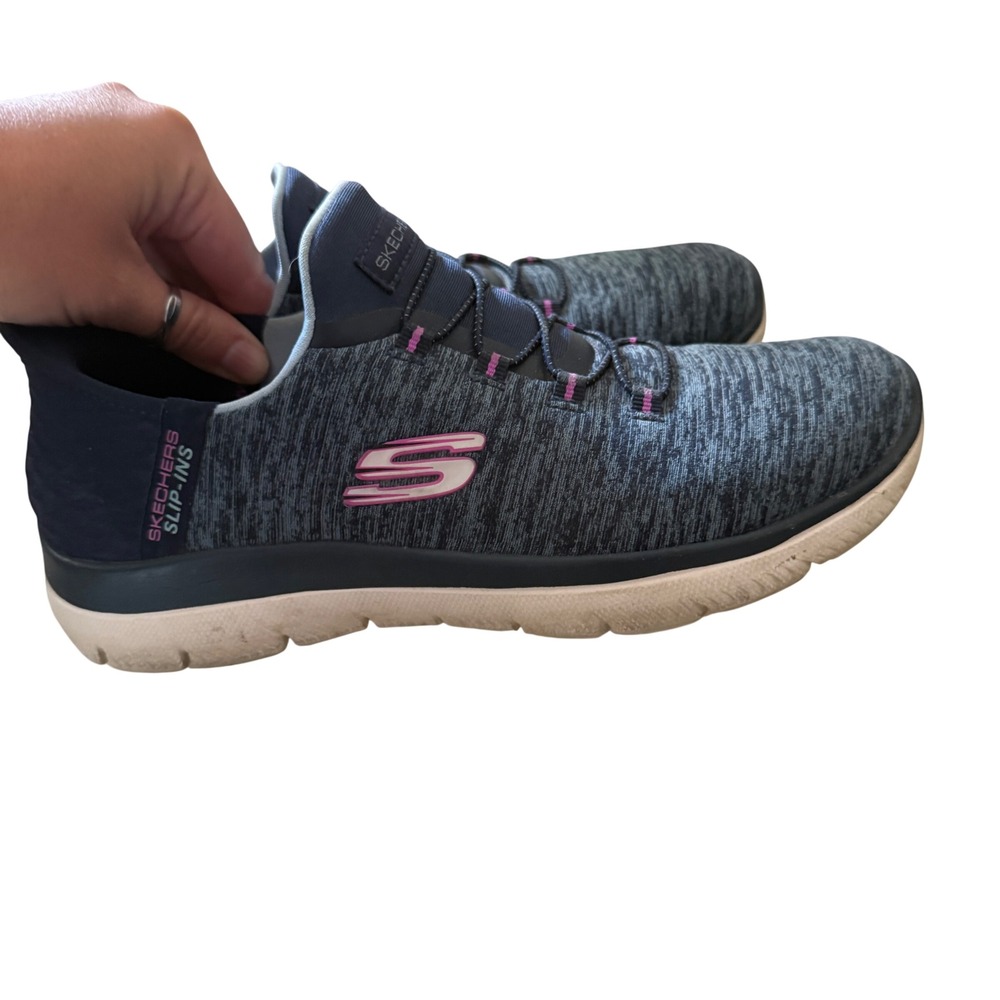 Skechers Womens Slip-ins Ultra Flex 3.0 Brilliant Path Navy Purple 149937 Size 7